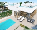 ESCBS/AP/006/75/VMA5/00000, Costa Blanca, Torrevieja region, new built semidetached bungalow with garden for sale